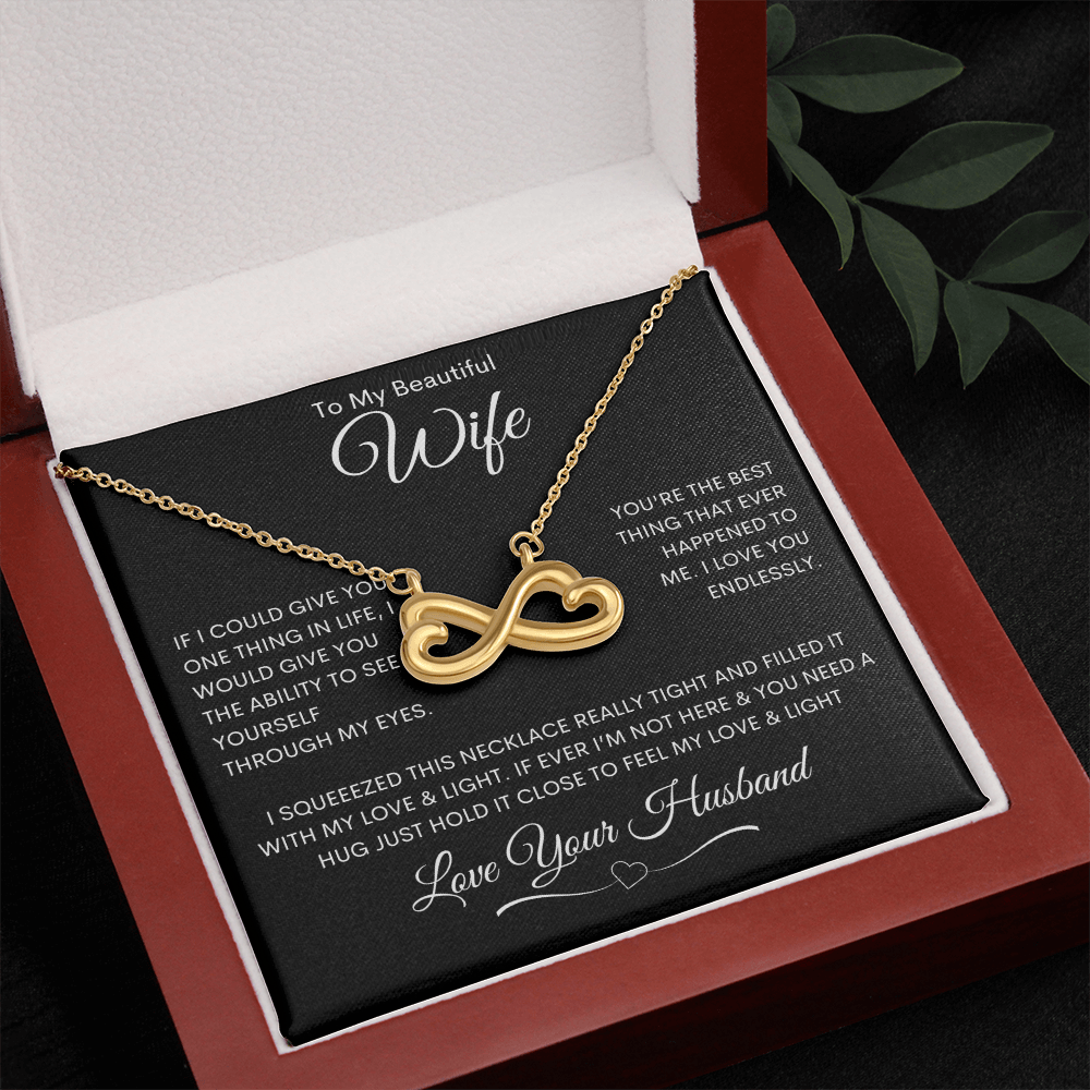 To My Beautiful Wife - Endless Love Necklace
