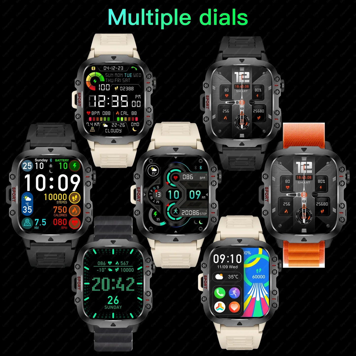 Lenovo Rugged Military Smart Watch