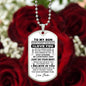 To My Son from Mom - Dog Tag Personalize at Check Out