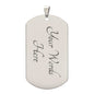To My Son from Mom - Dog Tag Personalize at Check Out