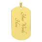 To My Son from Dad - Dog Tag  Personalize at Check Out