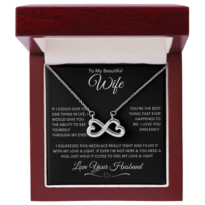 To My Beautiful Wife - Endless Love Necklace