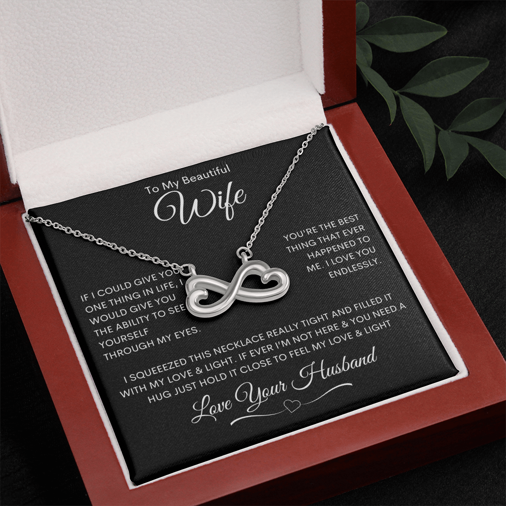 To My Beautiful Wife - Endless Love Necklace