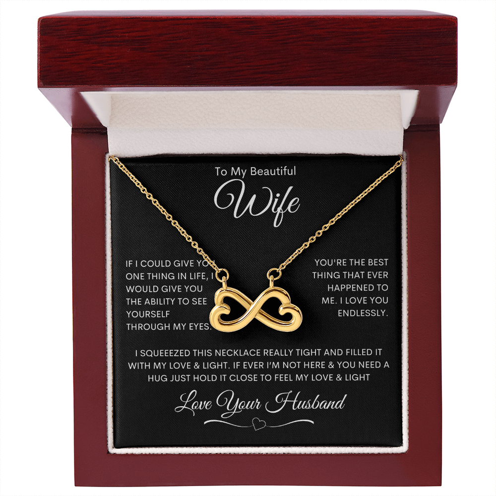 To My Beautiful Wife - Endless Love Necklace