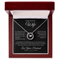 To My Beautiful Wife - Lucky in Love Necklace