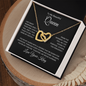 Beautiful Queen - Interlocking  Hearts Necklace