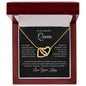 Beautiful Queen - Interlocking  Hearts Necklace