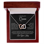 Beautiful Queen - Interlocking  Hearts Necklace
