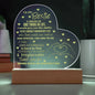 Heart Plaque - To My Bestie