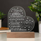 Heart Plaque - To My Bestie