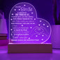 Heart Plaque - To My Bestie