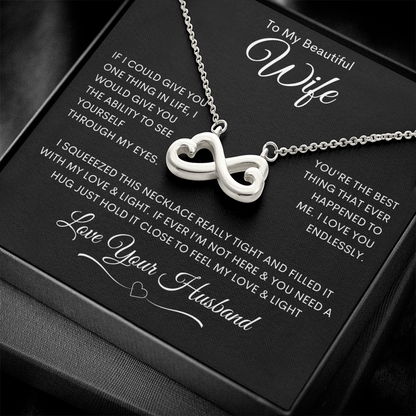 To My Beautiful Wife - Endless Love Necklace