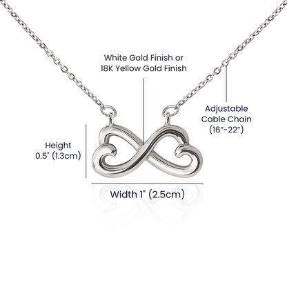 To My Beautiful Wife - Endless Love Necklace