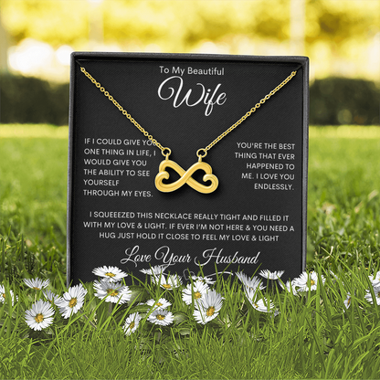 To My Beautiful Wife - Endless Love Necklace