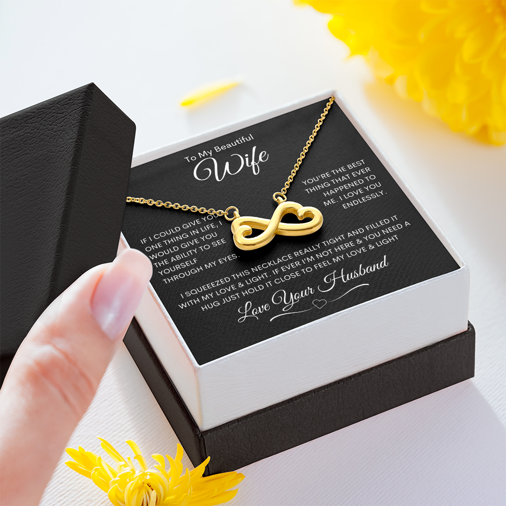 To My Beautiful Wife - Endless Love Necklace