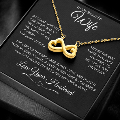 To My Beautiful Wife - Endless Love Necklace
