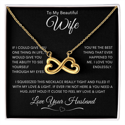 To My Beautiful Wife - Endless Love Necklace